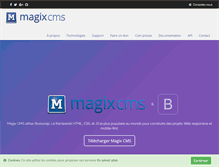 Tablet Screenshot of magix-cms.com